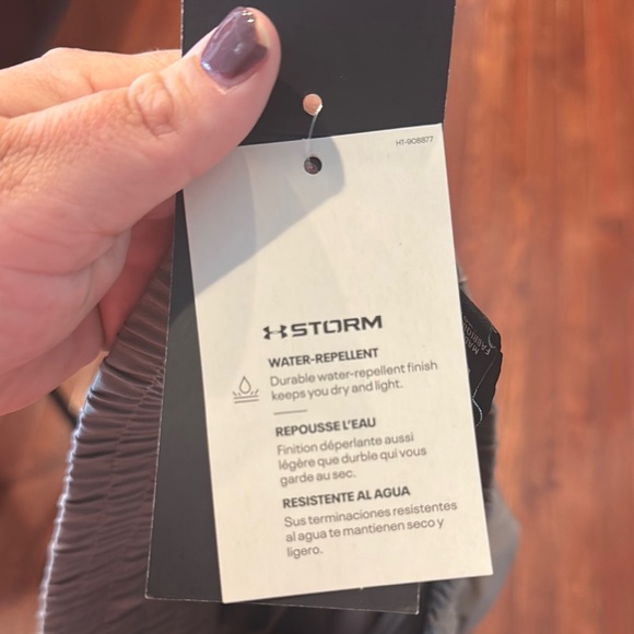 Under Armour Gray Sweatpants with Elastic Waistband - Picture 3 of 4